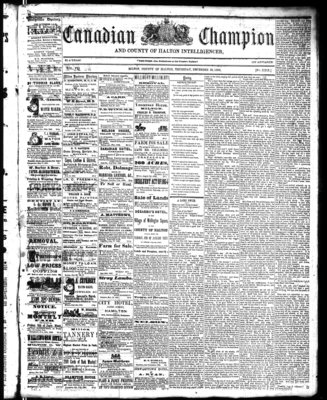 Canadian Champion (Milton, ON), 20 Dec 1866