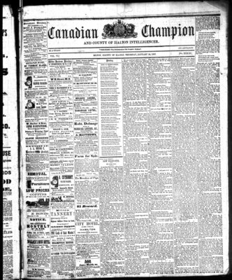 Canadian Champion (Milton, ON), 24 Jan 1867