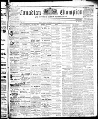 Canadian Champion (Milton, ON), 31 Jan 1867