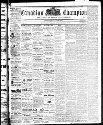 Canadian Champion (Milton, ON), 28 Feb 1867