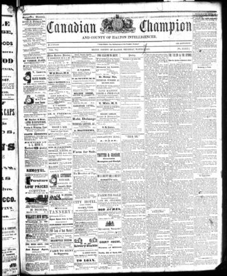 Canadian Champion (Milton, ON), 7 Mar 1867