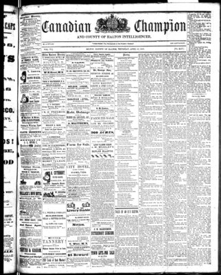 Canadian Champion (Milton, ON), 18 Apr 1867