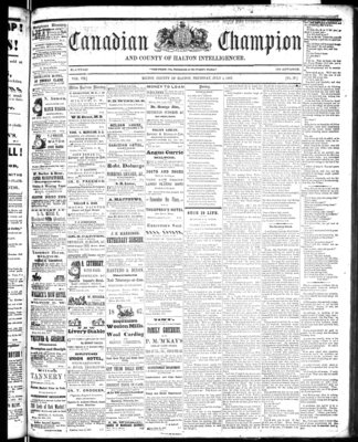 Canadian Champion (Milton, ON), 4 Jul 1867