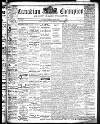 Canadian Champion (Milton, ON), 26 Sep 1867