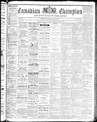 Canadian Champion (Milton, ON), 30 Apr 1868