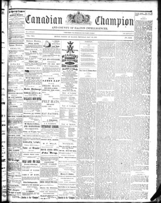 Canadian Champion (Milton, ON), 20 May 1869