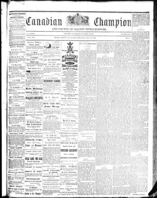 Canadian Champion (Milton, ON), 27 May 1869