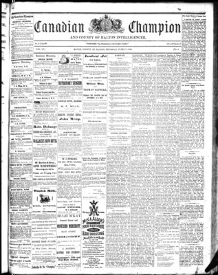 Canadian Champion (Milton, ON), 17 Jun 1869