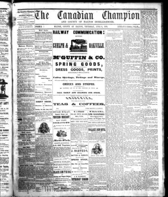 Canadian Champion (Milton, ON), 9 Jun 1870