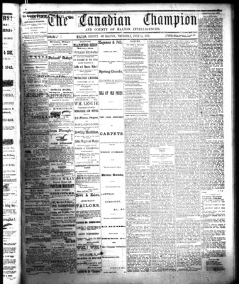 Canadian Champion (Milton, ON), 11 Jul 1872