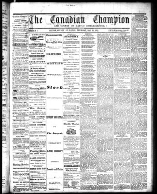 Canadian Champion (Milton, ON), 22 May 1873