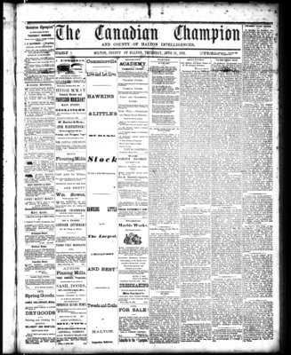 Canadian Champion (Milton, ON), 12 Jun 1873