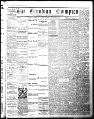 Canadian Champion (Milton, ON), 23 Oct 1873