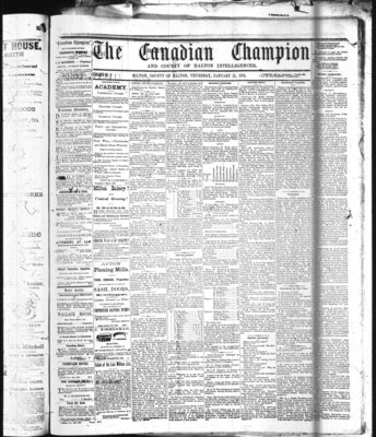 Canadian Champion (Milton, ON), 15 Jan 1874