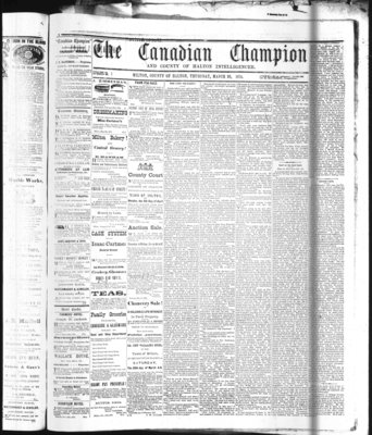 Canadian Champion (Milton, ON), 26 Mar 1874