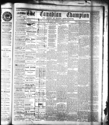 Canadian Champion (Milton, ON), 2 Apr 1874