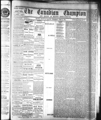 Canadian Champion (Milton, ON), 11 Jun 1874