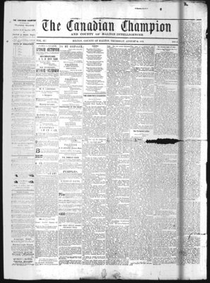 Canadian Champion (Milton, ON), 28 Aug 1879