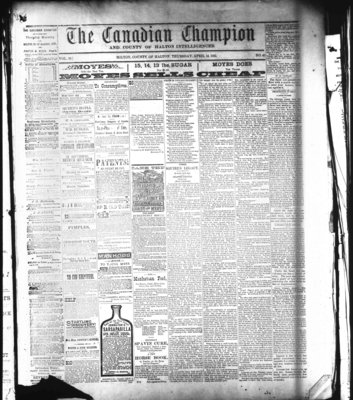 Canadian Champion (Milton, ON), 14 Apr 1881