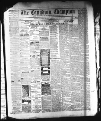 Canadian Champion (Milton, ON), 8 Sep 1881