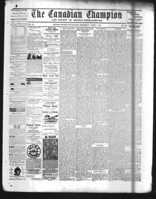 Canadian Champion (Milton, ON), 7 Jun 1883