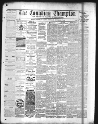 Canadian Champion (Milton, ON), 27 Sep 1883