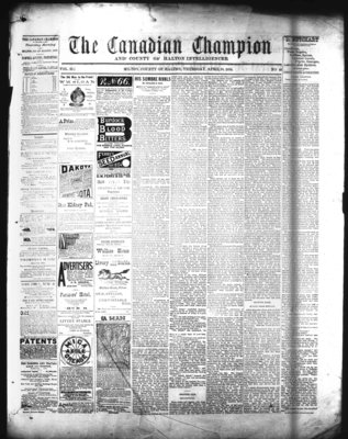 Canadian Champion (Milton, ON), 24 Apr 1884