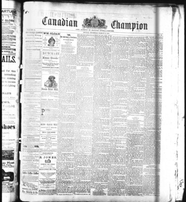 Canadian Champion (Milton, ON), 19 Mar 1885