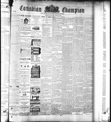 Canadian Champion (Milton, ON), 23 Apr 1885