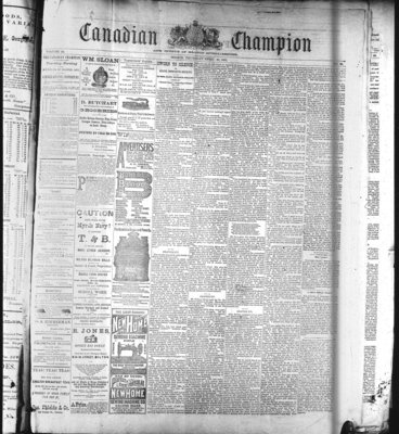 Canadian Champion (Milton, ON), 30 Apr 1885