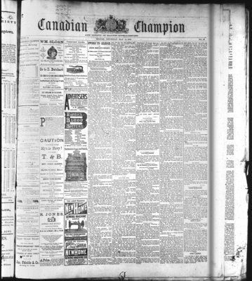 Canadian Champion (Milton, ON), 14 May 1885