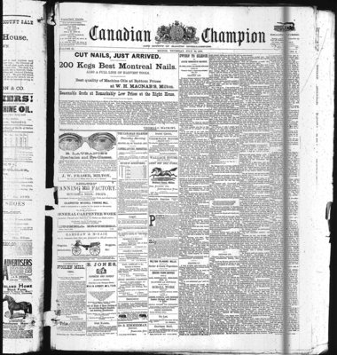 Canadian Champion (Milton, ON), 23 Jul 1885