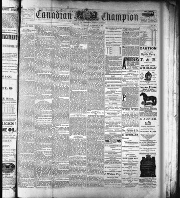 Canadian Champion (Milton, ON), 5 Nov 1885