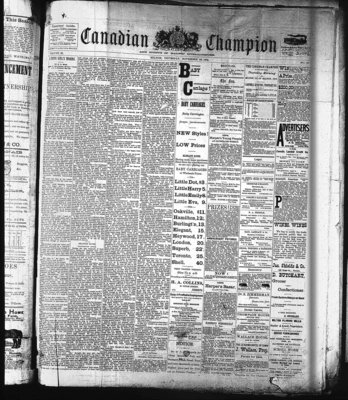 Canadian Champion (Milton, ON), 26 Nov 1885