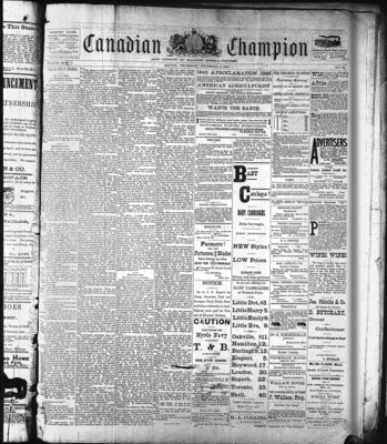 Canadian Champion (Milton, ON), 3 Dec 1885