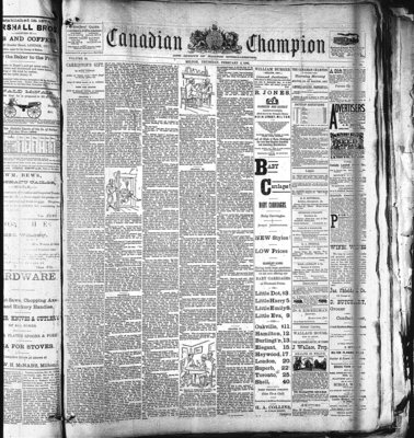 Canadian Champion (Milton, ON), 4 Feb 1886