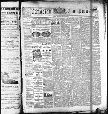 Canadian Champion (Milton, ON), 14 Oct 1886