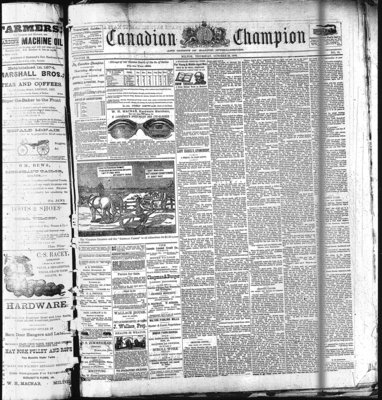 Canadian Champion (Milton, ON), 28 Oct 1886