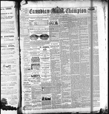 Canadian Champion (Milton, ON), 18 Nov 1886