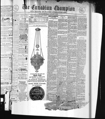 Canadian Champion (Milton, ON), 12 Jan 1888