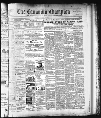 Canadian Champion (Milton, ON), 5 Jul 1888