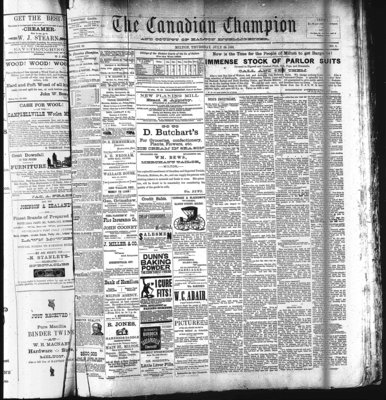 Canadian Champion (Milton, ON), 26 Jul 1888