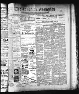 Canadian Champion (Milton, ON), 6 Sep 1888