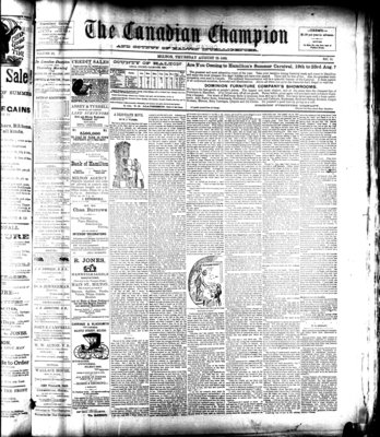 Canadian Champion (Milton, ON), 22 Aug 1889