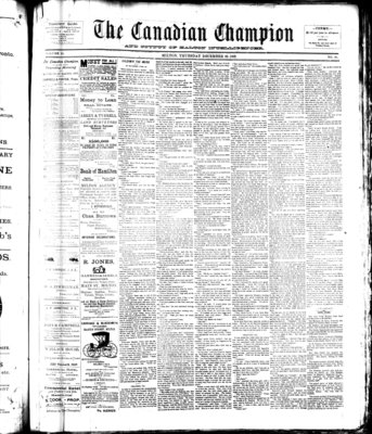 Canadian Champion (Milton, ON), 26 Dec 1889