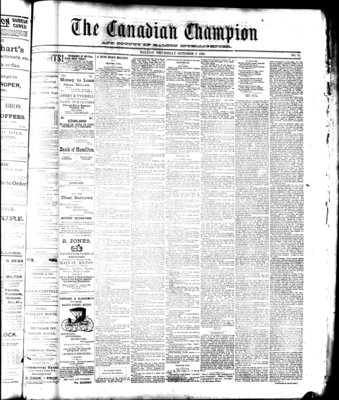 Canadian Champion (Milton, ON), 2 Oct 1890