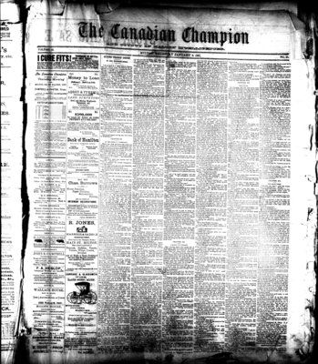 Canadian Champion (Milton, ON), 8 Jan 1891