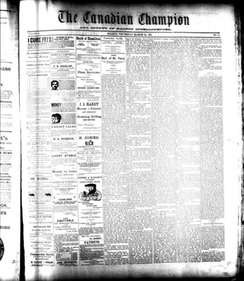 Canadian Champion (Milton, ON), 26 Mar 1891