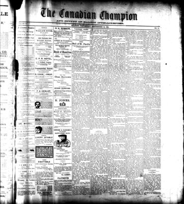 Canadian Champion (Milton, ON), 10 Sep 1891