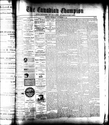 Canadian Champion (Milton, ON), 26 Nov 1891